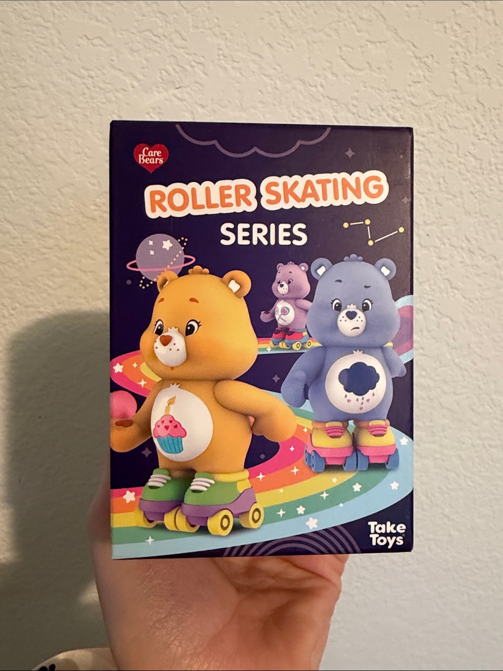 Care Bears Roller Skating Series Box - Yellow and Blue Bears